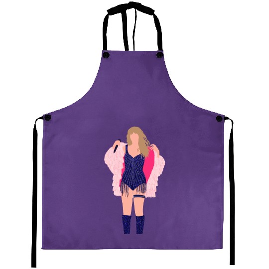 Eras Tour Midnights Outfit art Aprons