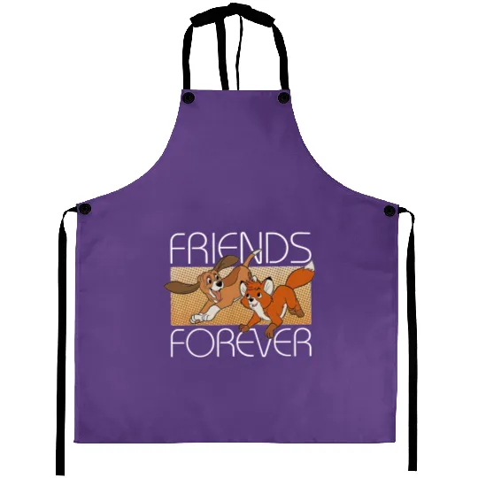 Friend Forever - Hound Tod & Copper Aprons, The Fox and The Hound Aprons, Disney Best Friend Aprons, Disney 2023 Aprons, Gift Ideas