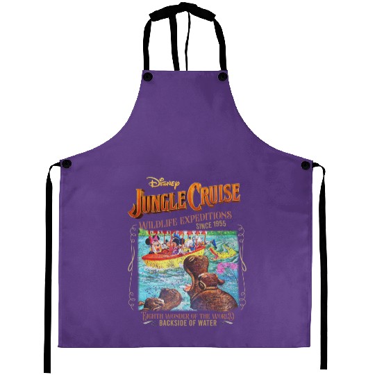 Jungle Cruise Aprons,  Aprons, Mickey and Friends Aprons, Disney Park Aprons, Disney Jungle Cruise Ride, Disneyland Trip Aprons