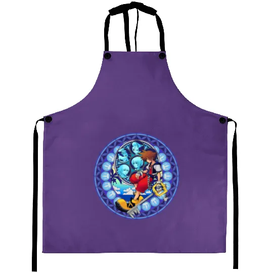 Disney Kingdom Hearts Sora Stained Glass Aprons