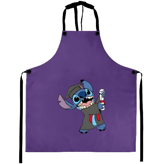 Stitch Graduation Aprons, Disney Grad Gift, Stitch Aprons, Kids Graduation Gift  Disney Graduate Aprons