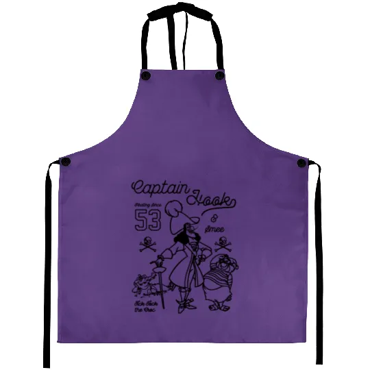 Disney Peter Pan Captain Hook And Mr. Smee Aprons