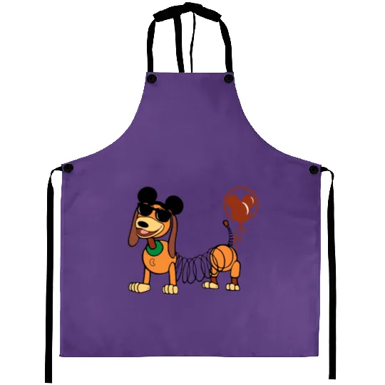 Toy Story Slinky Dog Aprons, Disney Toy Story Aprons, Mickey Ears Slinky Dog