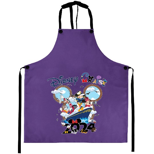 Disney Cruise Family 2023, Disney Cruise Group Aprons, Disney Family Aprons, Disney 2023 Aprons