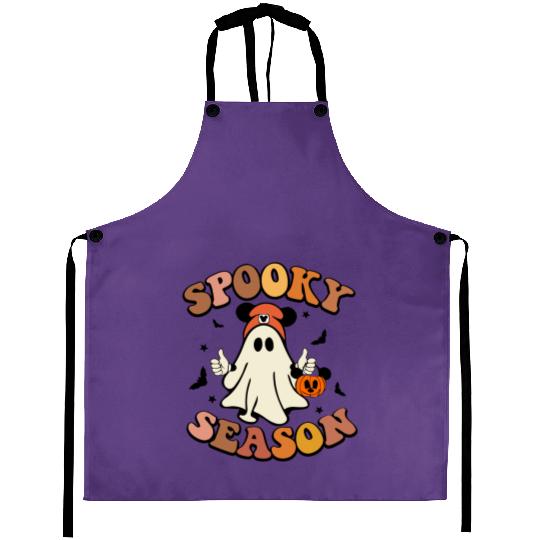 Disney Halloween Aprons, Disney Spooky Season Aprons, Disney Matching Aprons, Disney Custom Aprons, Disneyland Halloween Aprons. HL13