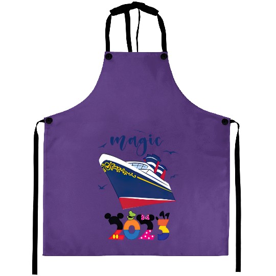Disney Magic Cruise family Aprons 2023, Cruise Aprons, Disney cruise family Aprons