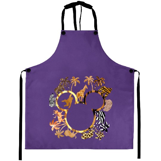 Disney Animal Kingdom Aprons, Disney Safari, Disney Leopard Aprons, Hakuna Matata Aprons