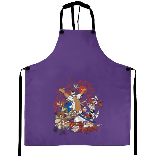 Disney Mickey & Friend Brer Rabbit Bear Fox Splash Mountain Retro Aprons, Magic Kingdom Aprons