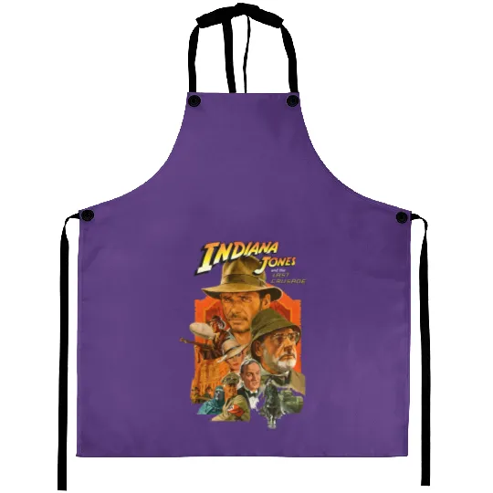 Vintage Indiana Jones Adventure Disneyland 1995 Aprons, Indiana Jones Aprons