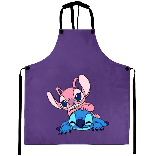 Stitch Disney Aprons, Stitch and Angel Aprons, Disneyland Aprons