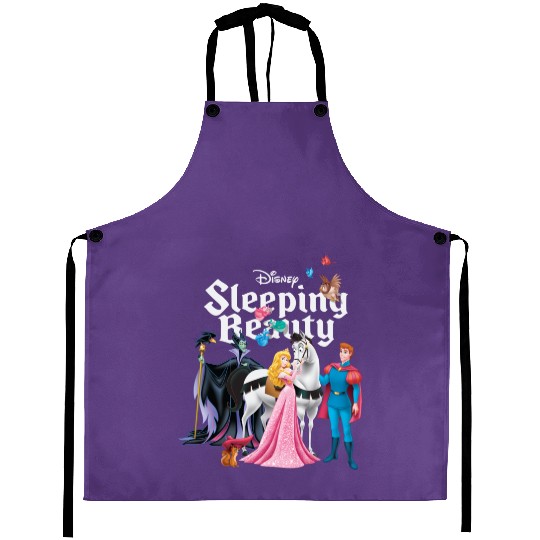 Vintage Sleeping Beauty Aprons, Aurora Princess Aprons, Disneyland Aprons