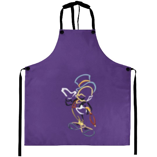 Jiminy Cricket Pinocchio Disney Embroidered Aprons