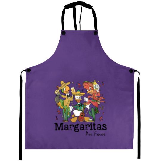 The Three Caballeros Aprons, Retro Disney Margarita Aprons, Margaritas Por Favor, Disney Aprons, Margaritas Epcot Aprons