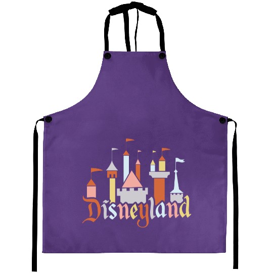 EMBROIDERED | Custom Disney Aprons, Castle Embroidery Aprons, Castle Aprons, Disney World,Disneyland Aprons, Disney Hoddie