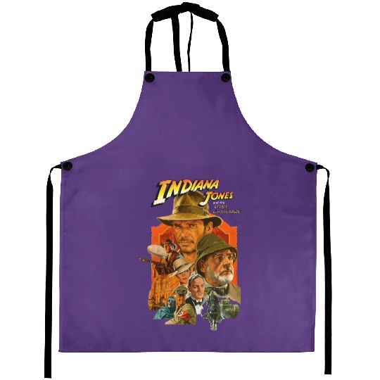 Vintage 90s Indiana Jones Adventure Disneyland 1995,Indiana Jones Aprons, Vintage Disney Movie Aprons