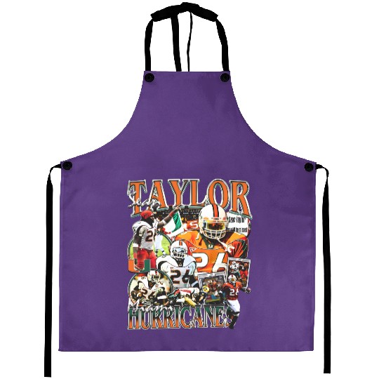 Discover Vintage 90s Graphic Style Sean Taylor Aprons, Sean Taylor Vintage Aprons, American Football Gift