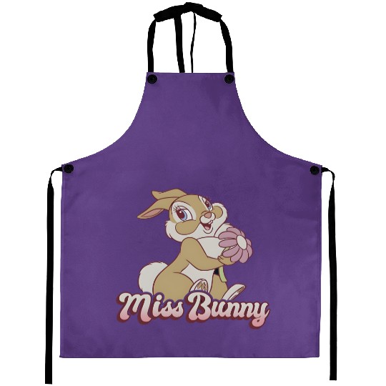 Disney Bambi Miss Bunny Floral Portrait Aprons, Flower And Thumper Aprons