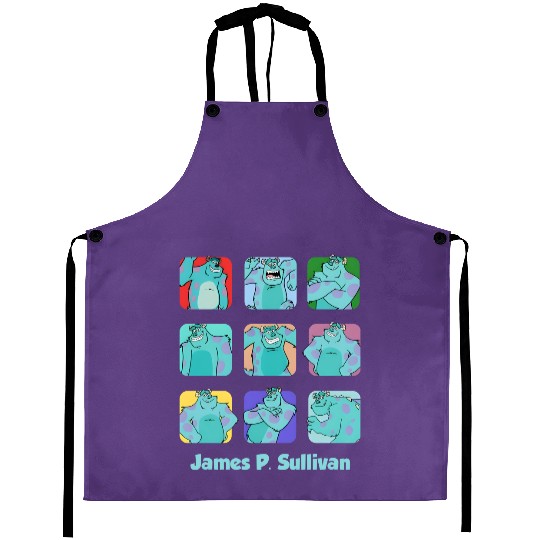 Disney Monsters Inc Sulley Moods Aprons, James P. Sullivan Aprons, Magic Kingdom Aprons