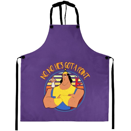 Disney The Emperors New Groove Krock Angel & Devil Quotes Retro Aprons, WDW Holiday  Aprons
