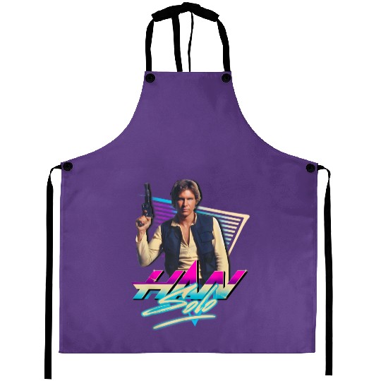 Han Solo Eighties Retro Star Wars Retro Aprons Disneyland Summer Trip 2023