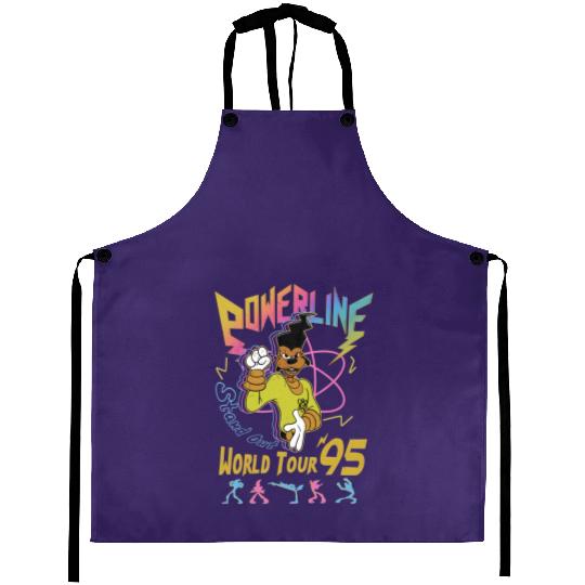 Retro Disney A Goofy Movie Powerline World Tour 95'  Aprons