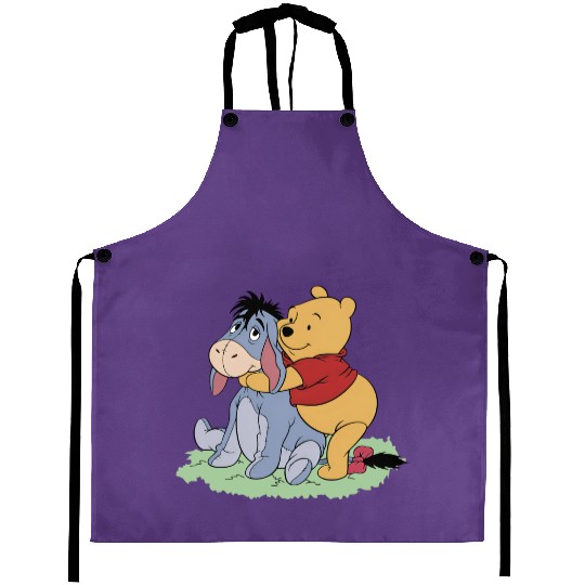 Pooh Bear and Eeyore Aprons, Disney Aprons, Winnie The Pooh Aprons,Disney Gift Aprons