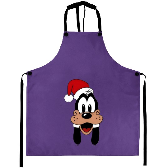 Goofy Christmas Aprons, Disney Christmas Aprons