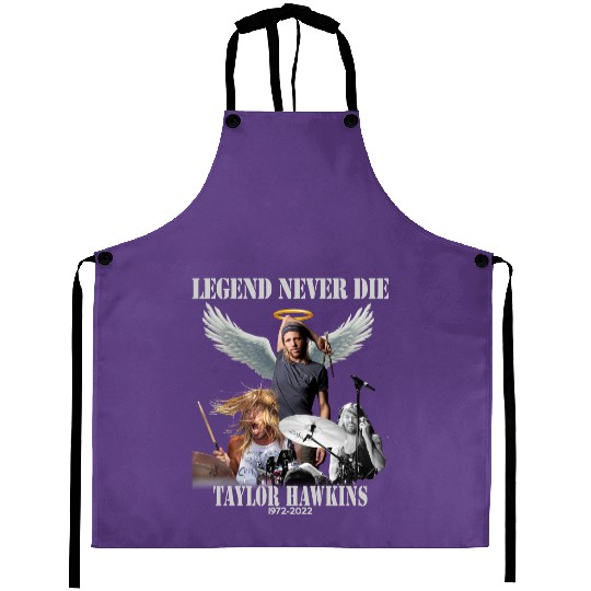 Discover Legend never die Taylor Hawskin Aprons