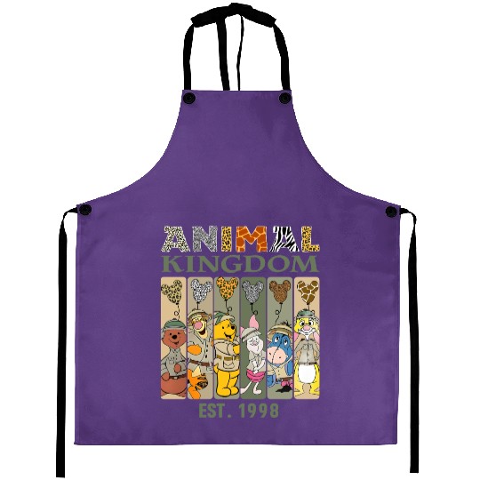 Animal Kingdom Est 1998 Aprons, Pooh and Friends Safari Aprons, Disney Balloon Aprons