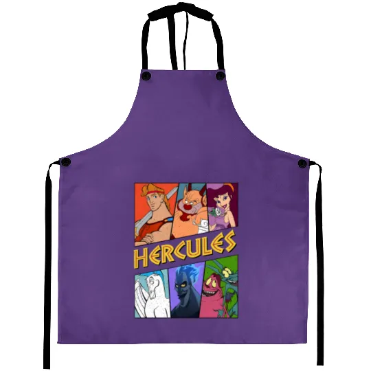 Vintage Hercules Aprons Disney Hercules Megara Hades Aprons