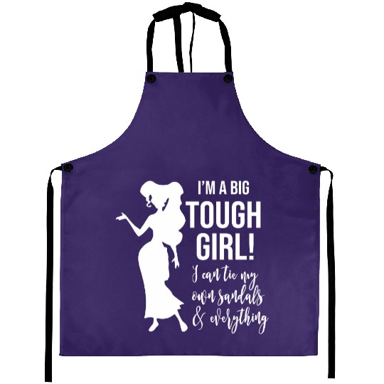 Disney Hercules Princess Meg I_M A Big Tough Girl Disney Aprons