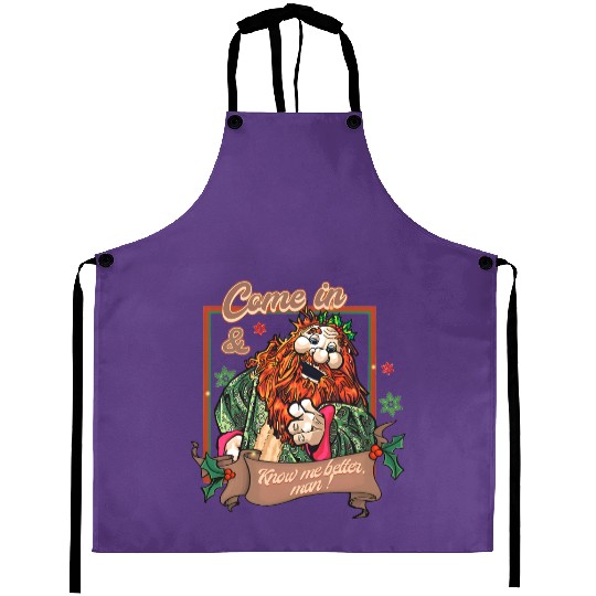 Disneyland Muppets Christmas Carol Character Aprons, Ghost of Christmas Aprons