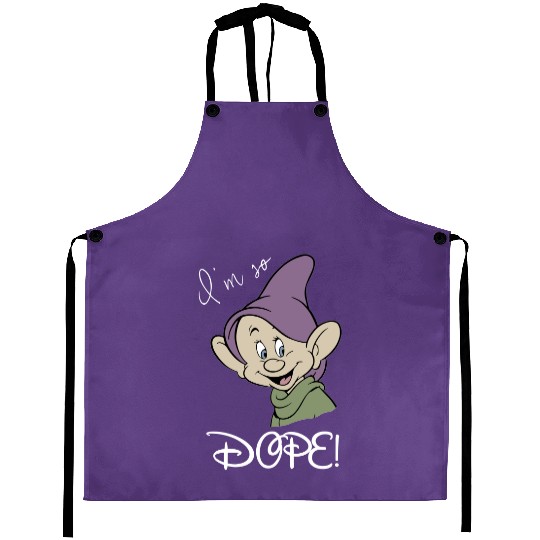 I'm So Dope Aprons - Dopey Aprons - Seven Dwarfs Aprons - Snow White - Disney Aprons