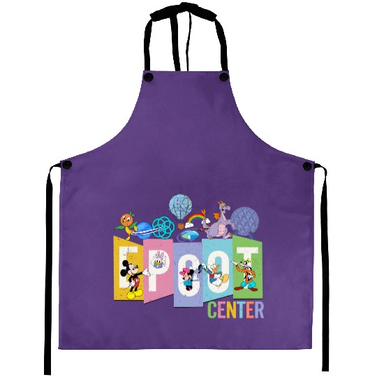 Vintage Disney Epcot Aprons, Retro Disney Epcot Aprons, Epcot 1982 Aprons