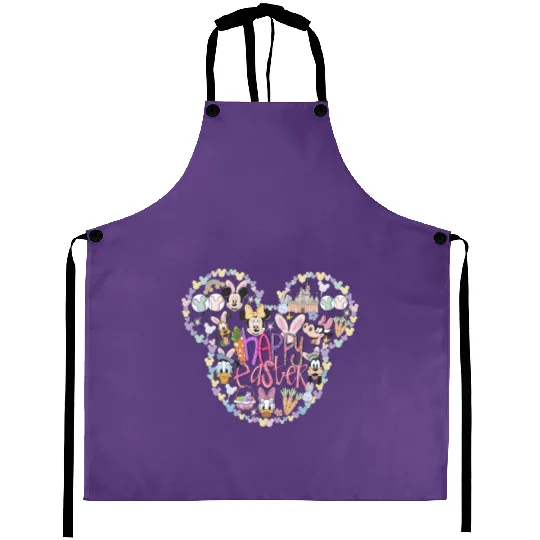 Disney Happy Easter Aprons, Easter Disney Bunny Crew Aprons
