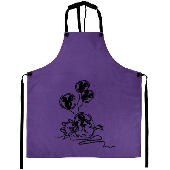 Marie Aristocats Aprons, Disney Cat Aprons