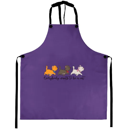 Disney The Aristocats Aprons, Marie Aristocats Aprons, Cat Marie Aprons