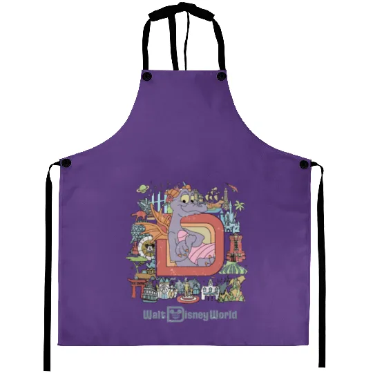 Disneyworld Figment  Aprons, Disney Epcot Figment Aprons