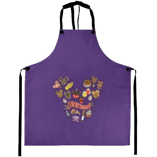 Best Day Ever Aprons, Theme Park Aprons, Disney Trip Aprons