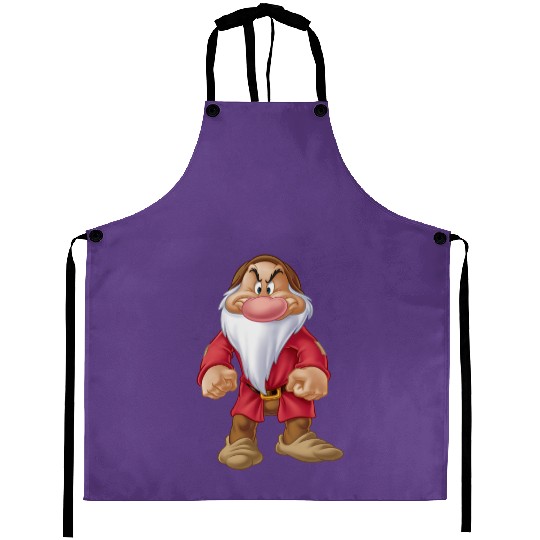 Disney Grumpy Dwarf Aprons, Snow White and Seven Dwarfs Aprons