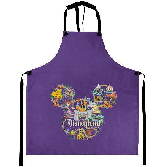 Vintage Disneyland Aprons, Epcot Aprons, Magic Kingdom Aprons, Disney Aprons, Disneyland Est 1955 Aprons