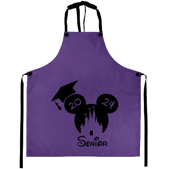 Disney Senior 2024 Graduation Aprons, Mickey Graduate Aprons