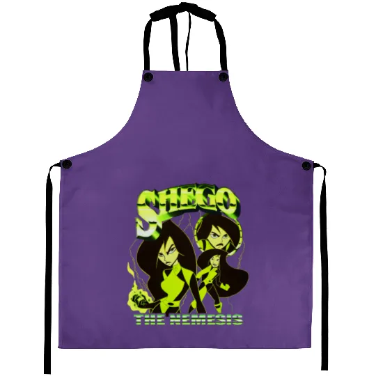 Kim Possible Shego The Nemesis Aprons, Disney Kim Possible Clothingx