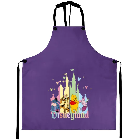 Disneyland Winnie The Pooh Castle Balloons Aprons, The Pooh Aprons, Winnie The Pooh Family, The Pooh And Friends Aprons, Disneyland Trip Aprons