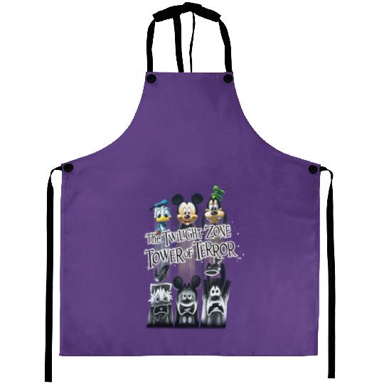 Retro Disney The Twilight Zone Tower Of Terror  Aprons, Tower of Terror Ride Aprons