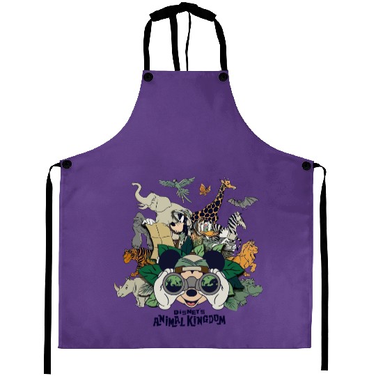 Disney Animal Kingdom Aprons, Vintage Animal Kingdom Aprons,