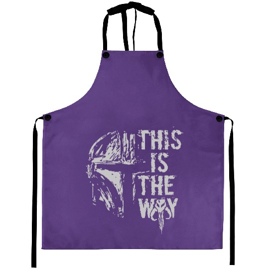 This Is The Way Aprons, Mandalorian Aprons, Disney Aprons