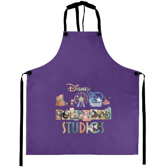 Vintage Disney Hollywood Studios Aprons, Universal Studios Aprons, Disney Trip Aprons, Disney Family Vacation, Matching Group Aprons