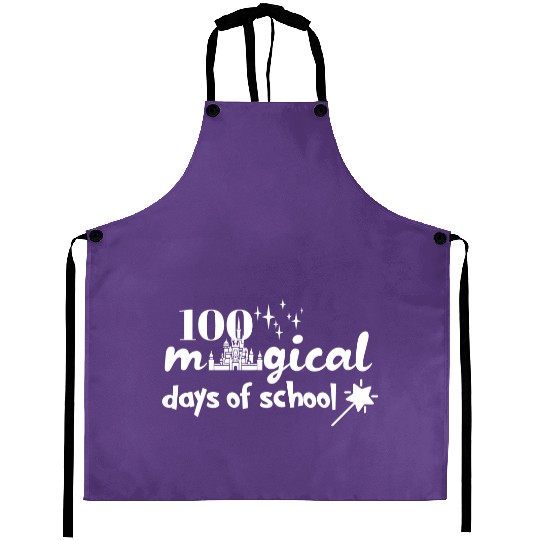 Discover 100 Magical Days Of School Disney Aprons