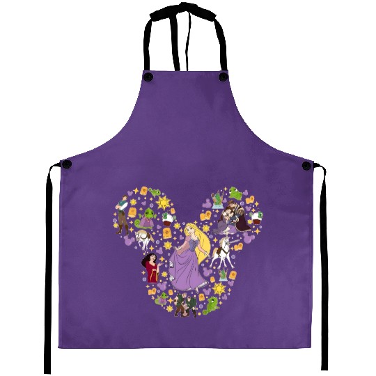 Disney Princess Mickey Head Aprons, Rapunzel Tangled Aprons